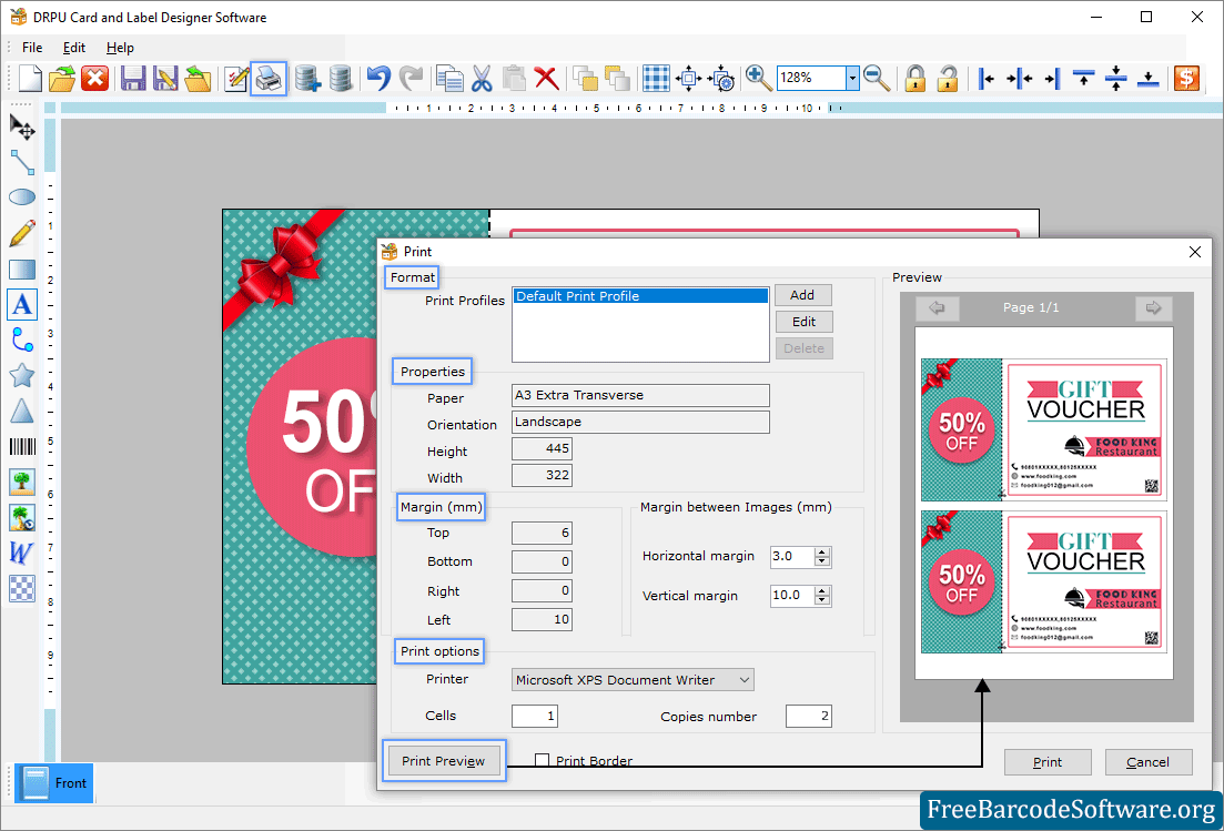 Card and Label Designing Software Screenshots ...