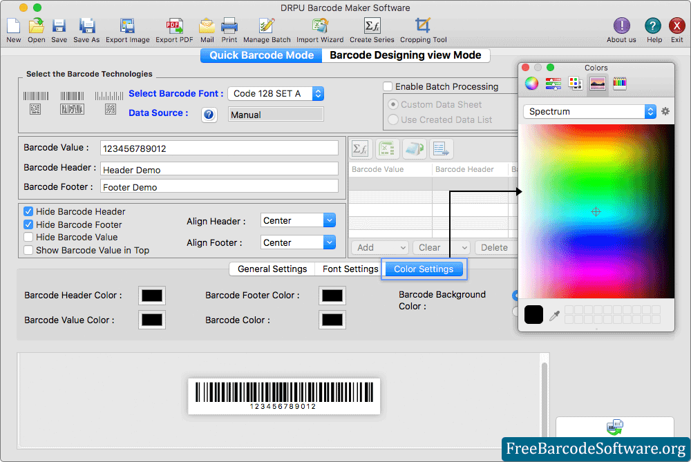 barcoding software for mac