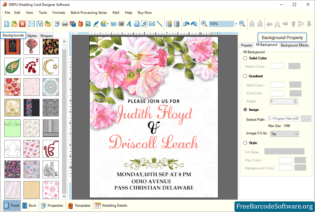 wedding-card-maker-software-screenshots-freebarcodesoftware