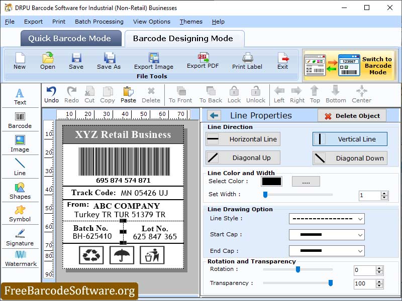 Warehousing Industry Barcode Software Windows 11 download